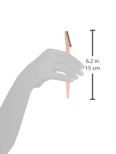 HUPLA Eyebrow Razor Set for Women (Pack of 3) | Face & Eyebrow Hair Remover | Dermaplaning Tool for Smooth Skin & Peach Fuzz Removal