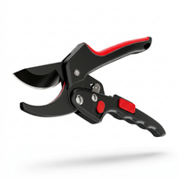 Professional Pruning Shears SK5 Steel Blade Color : Red & Black | Garden Secateurs Cutter | Heavy Duty Plant Trimming Tool with Safety Lock