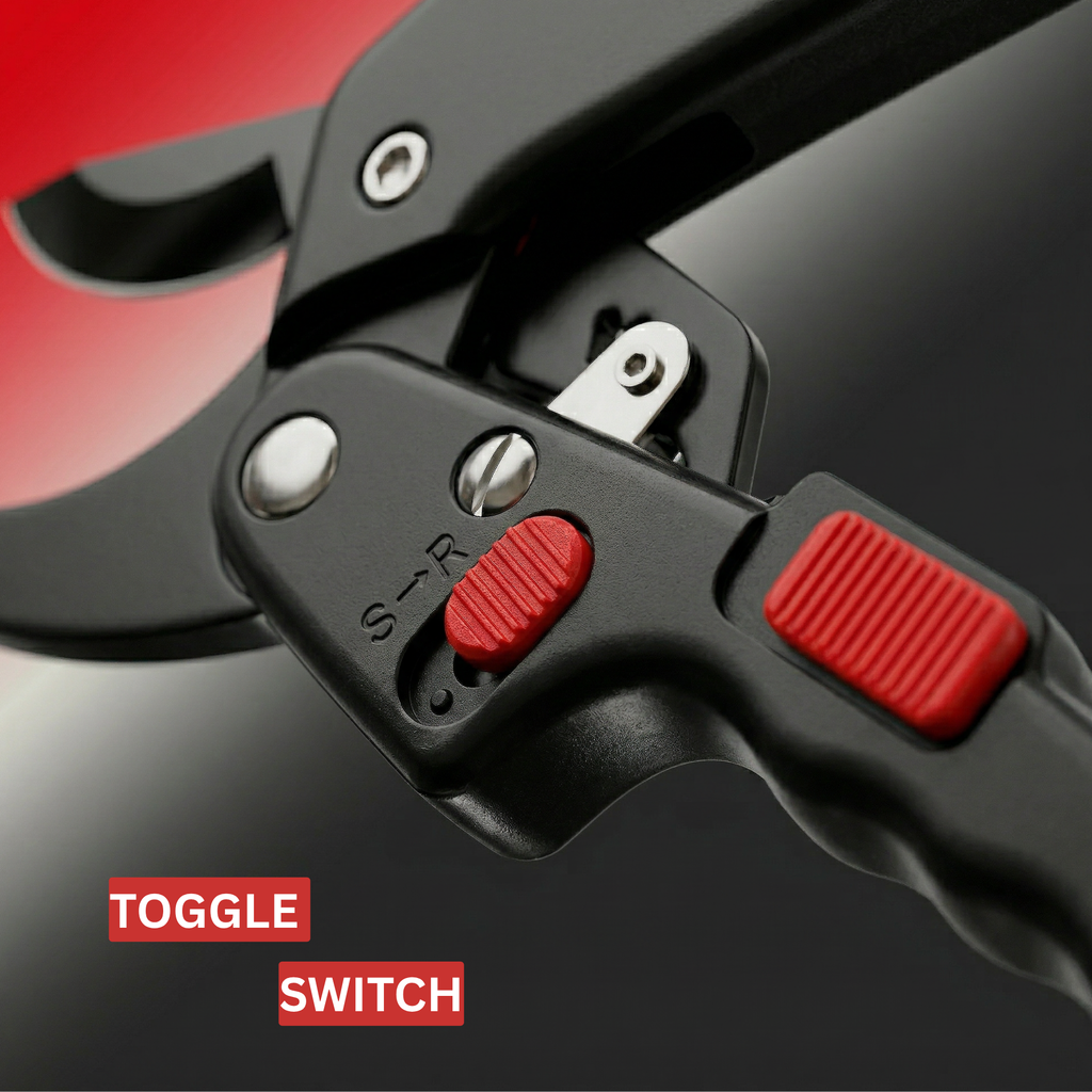Professional Pruning Shears SK5 Steel Blade Color : Red & Black | Garden Secateurs Cutter | Heavy Duty Plant Trimming Tool with Safety Lock