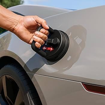 HUPLA Car Dent Puller Suction Cup | Manual Vacuum Dent Removal Tool for Car Body Panels