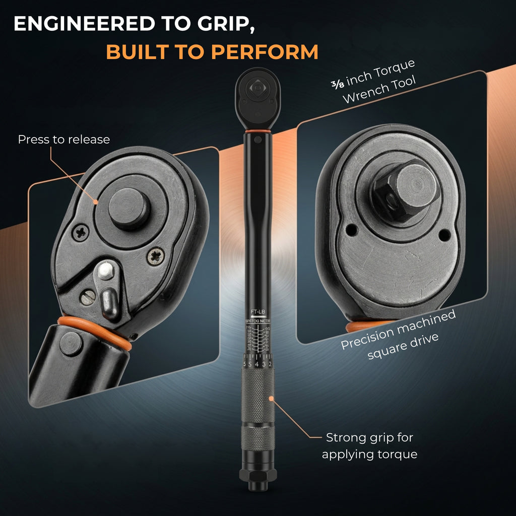 HUPLA Precision Torque Wrench – Adjustable Click Type Professional Tool