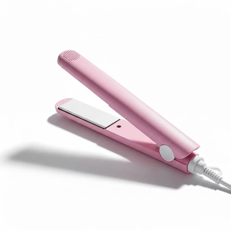 Mini Hair Straightener for Women – Compact Electric Hair Straightening & Styling Iron with Ceramic Plates