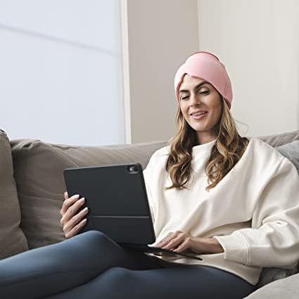 Cooling Headache Relief Cap – Stretchable Reusable Cold Therapy Head Wrap for Relaxation, Rest & Eye Comfort