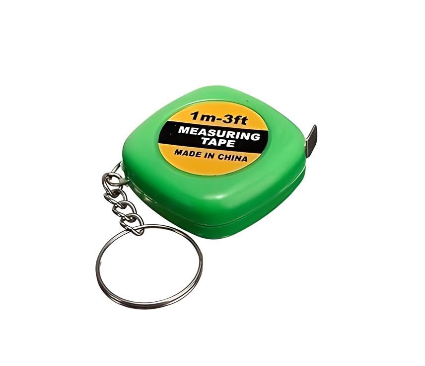 Mini Measuring Tape Keychain (1m / 3ft) | Portable Retractable Ruler | Portable Mini Measuring Tape Keychain (1m / 3ft) – Retractable Pocket Tape Measure with Keyring