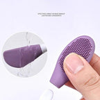 2-in-1 Scalp Massage & Hair Brush – Soft Silicone Scalp Scrubber with Ergonomic Handle for Hair Care & Shampooing