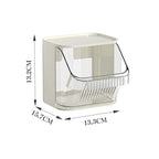 HUPLA Automatic Rice Dispenser Airtight Grain Storage Container with One-Touch Dispensing | Airtight Kitchen Food Storage Box with One-Touch Dispensing