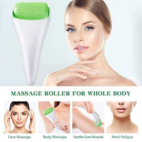 Ice Roller for Face & Skin – Reusable Facial Cooling Roller for Puffiness, Skincare & Refreshing Massage