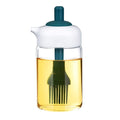 HUPLA Cooking Oil Dispenser Bottle with Silicone Basting Brush | Refillable Oil Brush Container for Cooking, BBQ, Baking & Kitchen Use – 1 Pc