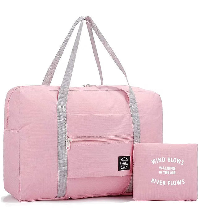 Large Travel Duffle Bag for Women & Men – Lightweight Foldable Overnight Gym & Weekend Bag with Front Pocket