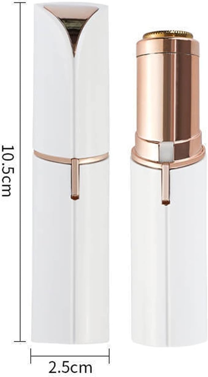 Flawless Precision Facial Hair Remover – Portable Lipstick Design for Women