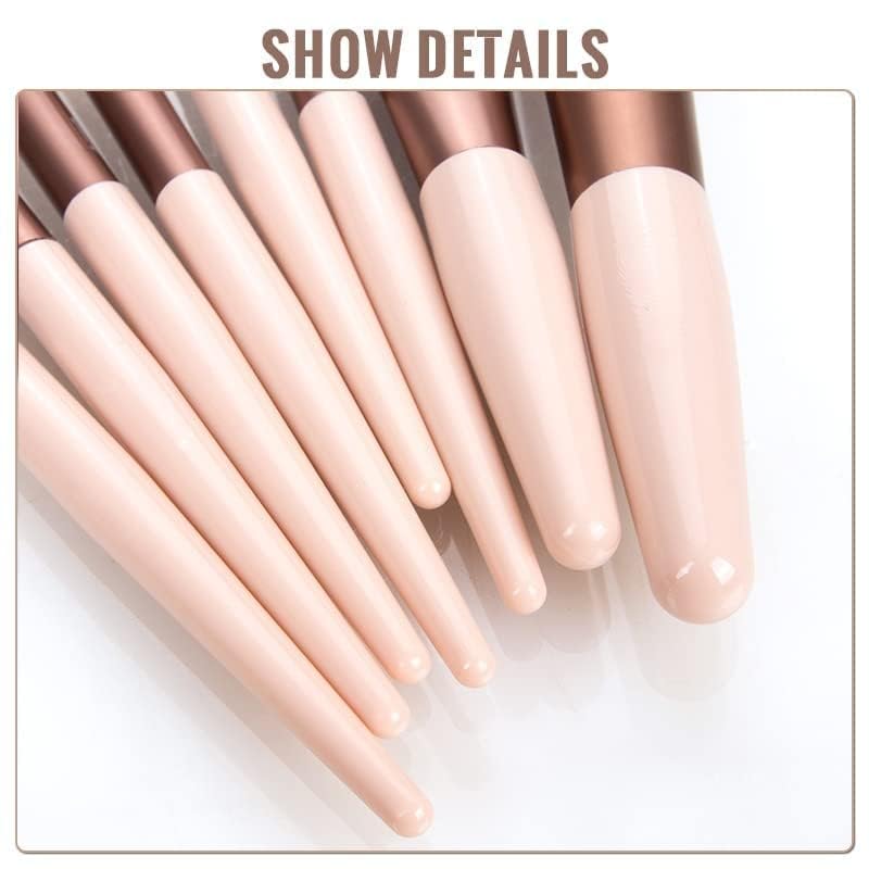 8-Piece Makeup Brush Set for Women – Professional Face, Eye & Brow Makeup Brushes with Soft Bristles