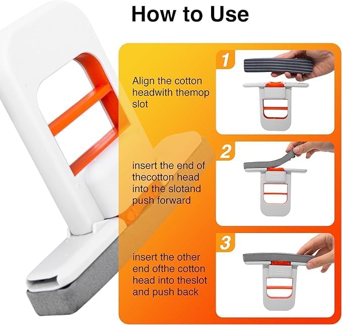 HUPLA Foldable Water Absorbing Cleaning Wiper | Multipurpose Sponge Squeegee for Kitchen, Bathroom & Glass