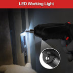 Cordless Electric Screwdriver Set | Rechargeable Portable Power Screwdriver with LED Light & USB Charging