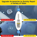 DIY Windshield Crack & Chip Repair Kit – Car Glass Repair Resin Tool Set for Minor Windshield Damage