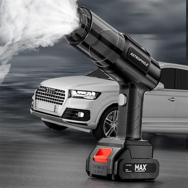 HUPLA Cordless Car Vacuum Cleaner – Rechargeable Handheld Vacuum with Multi-Nozzle Attachments