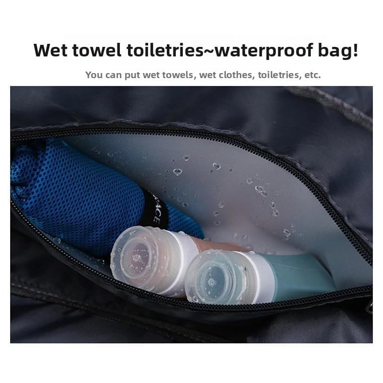Large Travel Duffle Bag with Shoe & Front Pockets – Convertible Hand Carry & Shoulder Bag for Travel, Gym & Weekend Trips