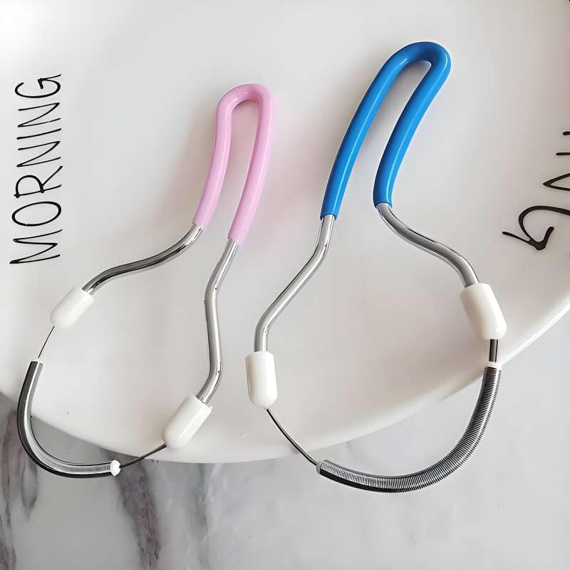 Portable Spring Facial Hair Remover for Women – Manual Face Hair Removal Tool for Upper Lip, Chin & Cheeks Portable Spring Facial Hair Remover for Women | HUPLA