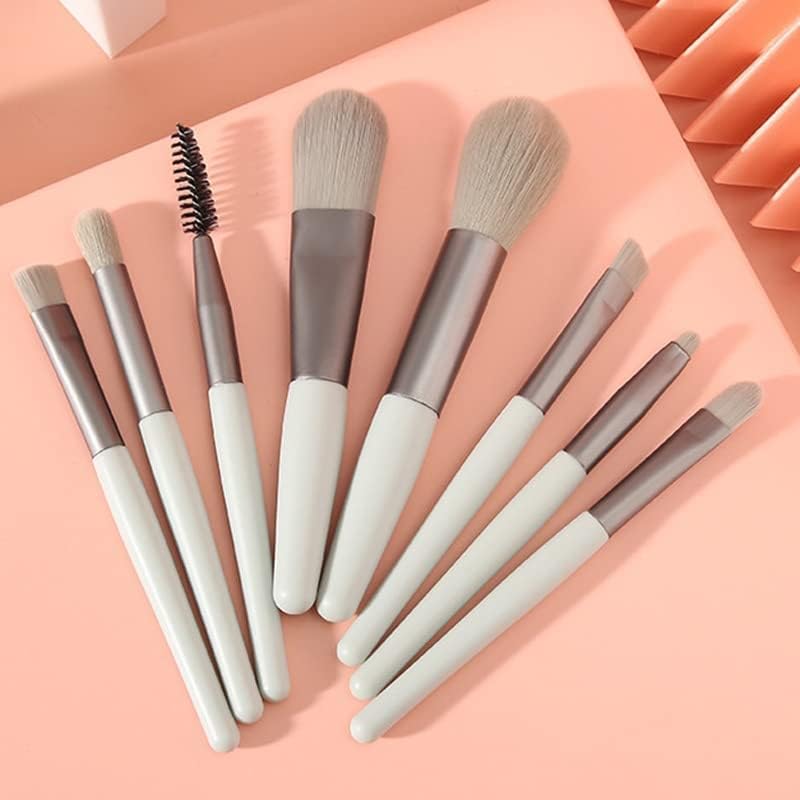8-Piece Makeup Brush Set for Women – Professional Face, Eye & Brow Makeup Brushes with Soft Bristles