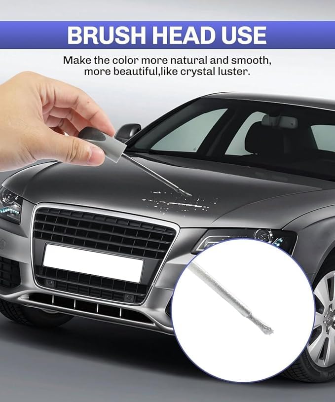 Car Scratch Repair Pen (Silver) – Automotive Paint Touch-Up Applicator for Minor Scratches & Paint Marks