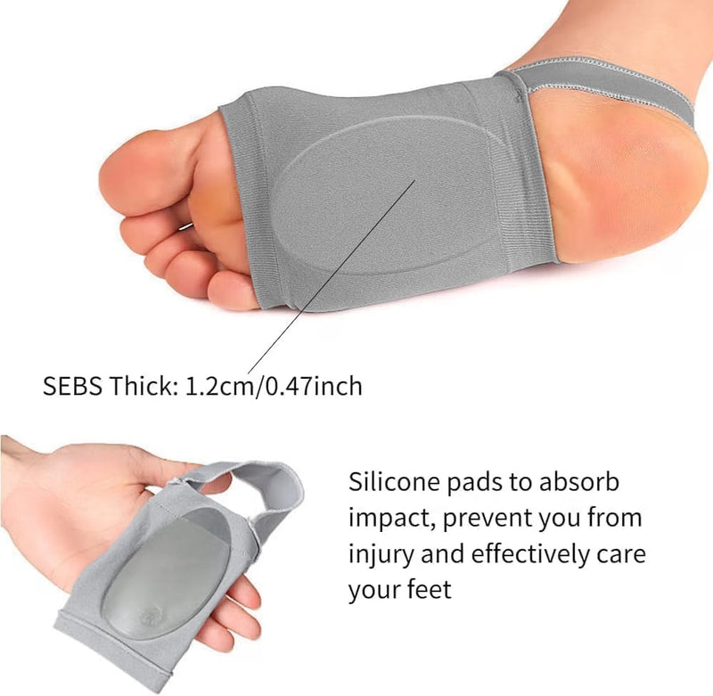 Gel Metatarsal Foot Pad – Reusable Forefoot Cushion Sleeve for Foot Comfort & Everyday Walking