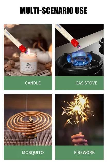 Rechargeable USB Electric Arc Lighter for Gas Stove, Candle, BBQ & Kitchen Use Rechargeable USB Electric Arc Lighter for Gas Stove | Flameless Plasma Lighter