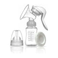 HUPLA Manual Breast Pump with 150ml Milk Collection Bottle | Hand-Operated Breast Milk Pump with Soft Silicone Cushion, Ergonomic Handle & Feeding Nipple | Portable Breastfeeding Accessory for Mothers