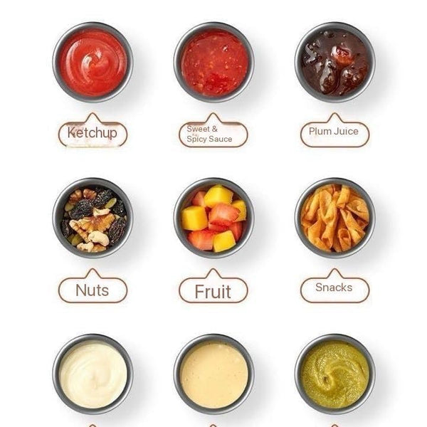 HUPLA Stainless Steel Food Storage Bowl with Lid | Reusable Round Kitchen Container for Snacks, Fruits, Dry Fruits & Leftovers | Colourful Lid Options