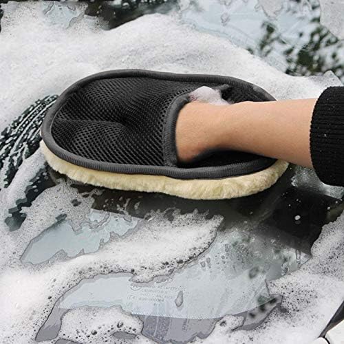 HUPLA Microfiber Car Wash Mitt – Chenille Cleaning Glove for Car Washing & Detailing