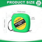 Mini Measuring Tape Keychain (1m / 3ft) | Portable Retractable Ruler | Portable Mini Measuring Tape Keychain (1m / 3ft) – Retractable Pocket Tape Measure with Keyring