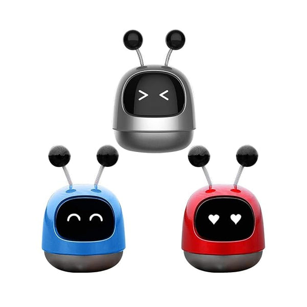 HUPLA Mini Robot Car Air Freshener | Cute Robot Dashboard Fragrance | Compact Car Perfume & Odour Eliminator | Stylish Interior Decor