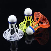 HUPLA LED Light-Up Badminton Shuttlecock | Glow in the Dark Style Shuttle for Night Playing | Colourful Plastic Badminton Birdie – 1 Pc