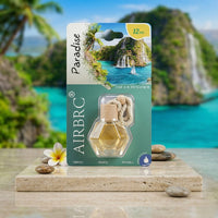 HUPLA Paradise Hanging Car Air Freshener | Tropical Long Lasting Car Perfume Bottle | Premium Paradise Aroma Diffuser for Car Interior (12ml)