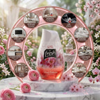 Air Fresh Flower Nectar Gel Air Freshener | Long Lasting Floral Room Fragrance | Premium Gel-Based Odor Eliminator for Home, Office & Car
