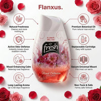 Air Fresh Flower Nectar Gel Air Freshener | Long Lasting Floral Room Fragrance | Premium Gel-Based Odor Eliminator for Home, Office & Car