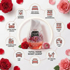 Air Fresh Flower Nectar Gel Air Freshener | Long Lasting Floral Room Fragrance | Premium Gel-Based Odor Eliminator for Home, Office & Car