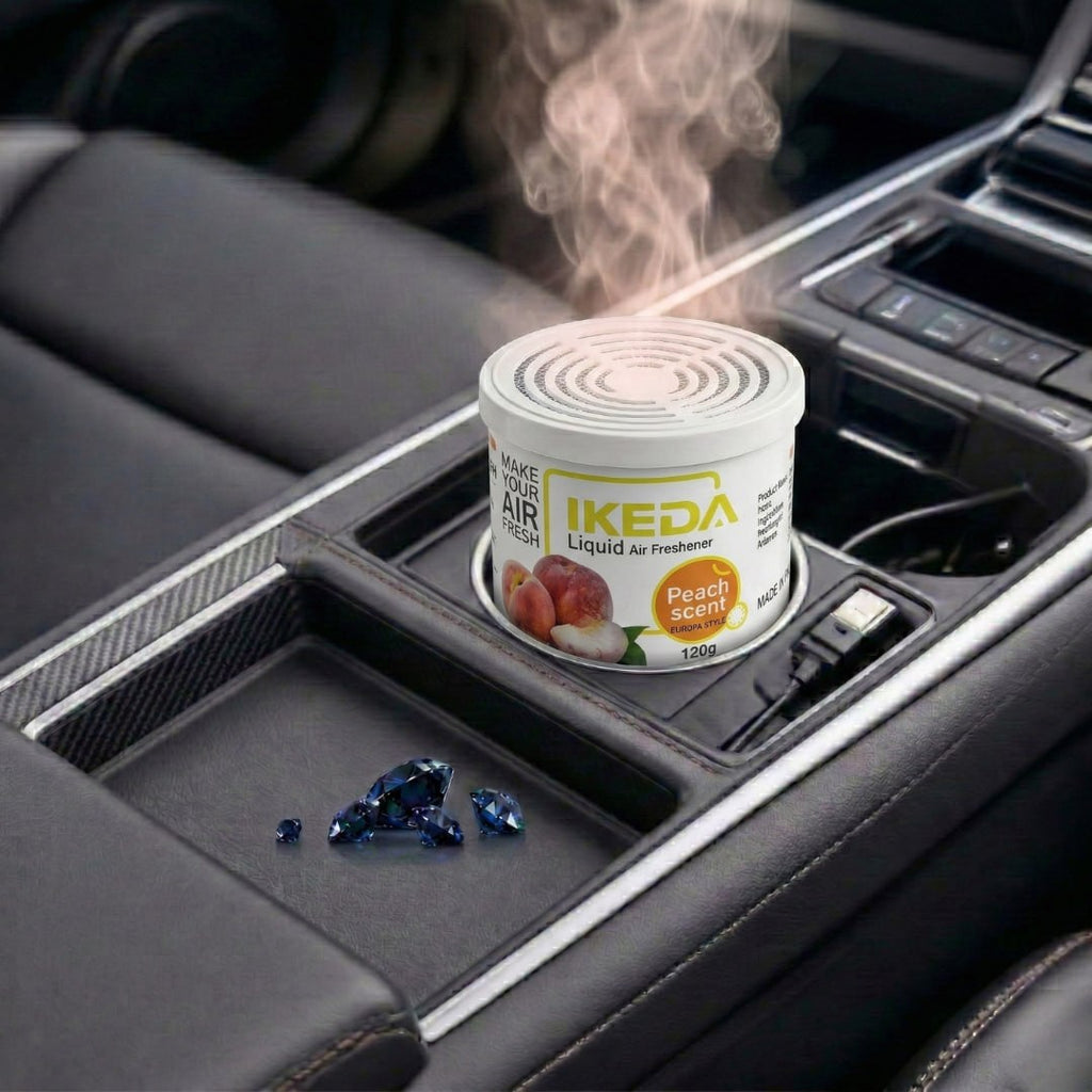 HUPLA Peach Gel Air Freshener | Long Lasting Peach Aroma | Liquid Gel Room Freshener for Home, Car & Office (120g)