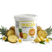 HUPLA Pineapple Gel Air Freshener | Long Lasting Pineapple Aroma | Liquid Gel Room Freshener for Home, Car & Office (120g)