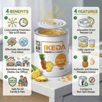 HUPLA Pineapple Gel Air Freshener | Long Lasting Pineapple Aroma | Liquid Gel Room Freshener for Home, Car & Office (120g)