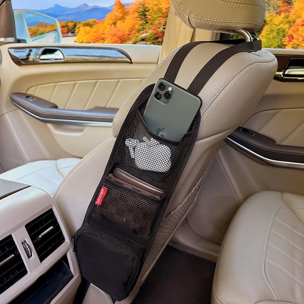 HUPLA Car Seat Back Organizer – Multi-Pocket Storage Organizer for Car