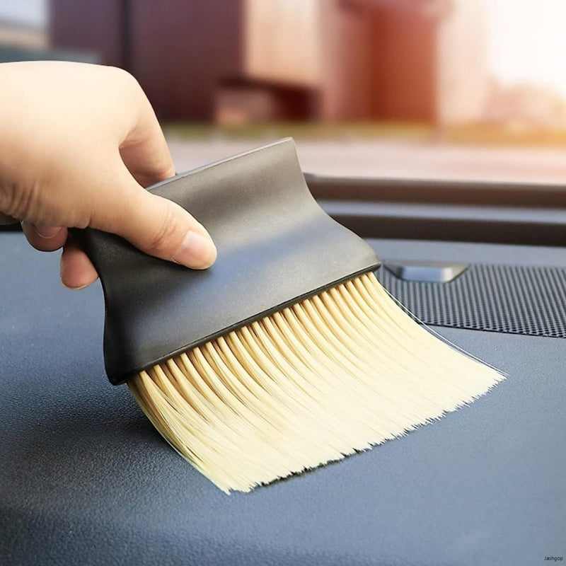 Handheld Multi-Purpose Cleaning Brush – Firm Bristle Scrubbing Brush with Ergonomic Handle for Home & Surface Cleaning
