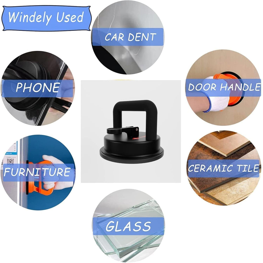 HUPLA Car Dent Puller Suction Cup | Manual Vacuum Dent Removal Tool for Car Body Panels
