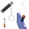 USB-C Instant Heat Cigarette Lighter with Keychain – Phone Powered Flameless Heating Lighter, No Gas, No Refill | 1 Pc