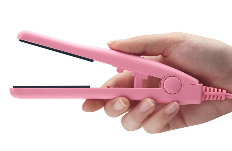 Mini Hair Straightener for Women – Compact Electric Hair Straightening & Styling Iron with Ceramic Plates