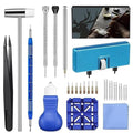 HUPLA Professional Watch Repair Tool Kit | Watch Battery Replacement, Strap Adjustment & Link Removal Tools | Watchmaker Maintenance Kit with Case Opener, Tweezers & Screwdrivers