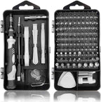 HUPLA 115-in-1 Precision Screwdriver Repair Tool Kit | Magnetic Multi-Bit Screwdriver Set for Mobile, Laptop, Computer, Watch, Camera, Gaming Console & Electronics Repair