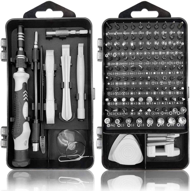 HUPLA 115-in-1 Precision Screwdriver Repair Tool Kit | Magnetic Multi-Bit Screwdriver Set for Mobile, Laptop, Computer, Watch, Camera, Gaming Console & Electronics Repair