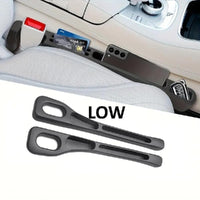 HUPLA Car Seat Gap Filler Organizer Set (4 PCS) – Universal Side Seat Storage Pocket, Anti-Drop Car Gap Organizer for Phone, Keys, Cards & Coins