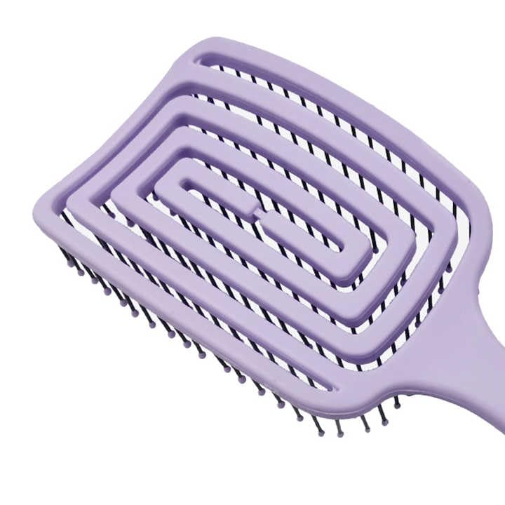 Flexible Detangling Hair Brush for Women & Girls – Gentle Scalp Massage Paddle Comb for Easy Hair Styling & Detangling