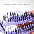 Flexible Detangling Hair Brush for Women & Girls – Gentle Scalp Massage Paddle Comb for Easy Hair Styling & Detangling