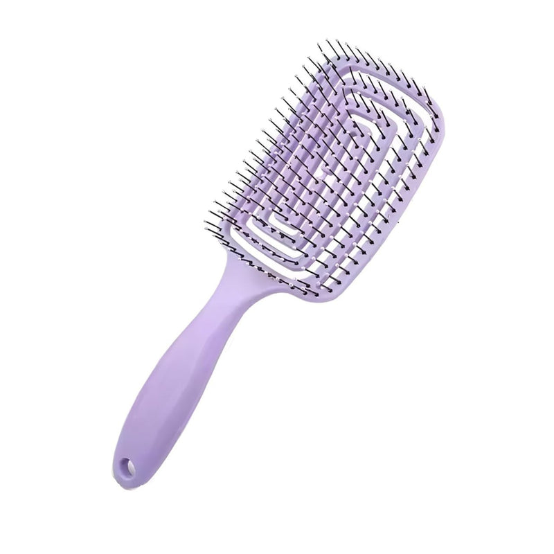 Flexible Detangling Hair Brush for Women & Girls – Gentle Scalp Massage Paddle Comb for Easy Hair Styling & Detangling